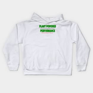 Vegan Broccoli Beans Performance bold Kids Hoodie